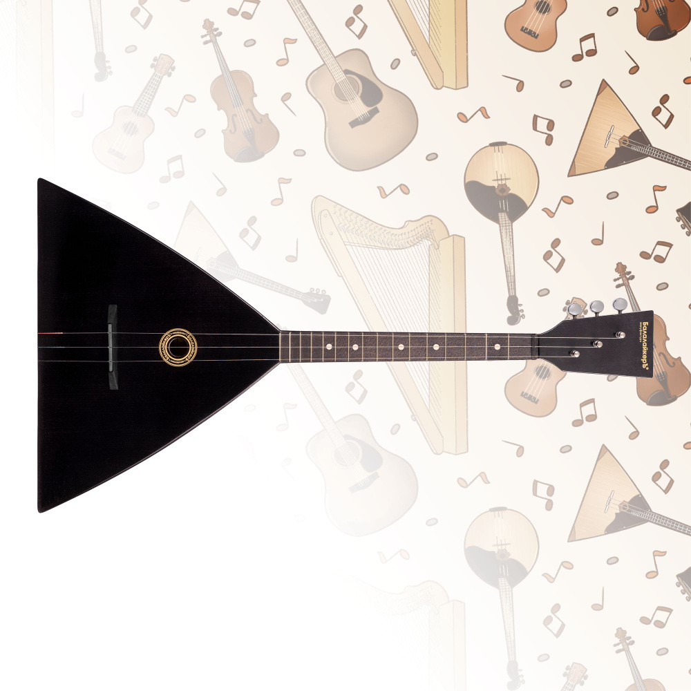 Балалайка Чёрный Фёдор Электро БалалайкерЪ 3S-BFE прима - купить с ...