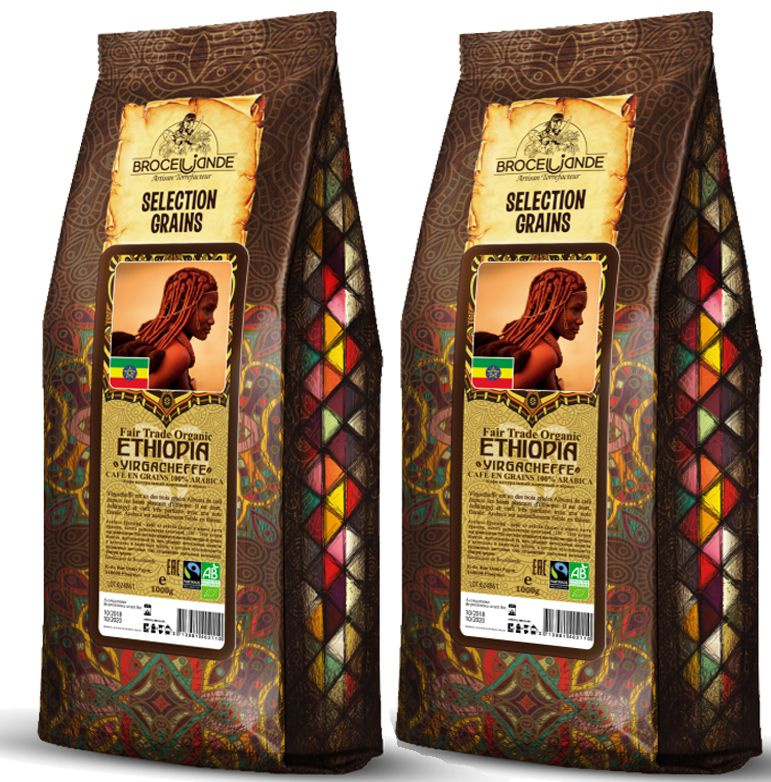 Кофе в зернах Broceliande Ethiopia Yirgacheffe (Броселианд Эфиопия) 1 кг 2 шт  #1