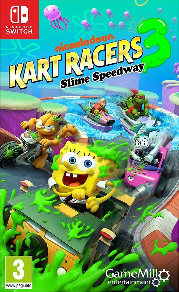 Игра Nickelodeon Kart Racers 3 Slime Speedway (Nintendo Switch, Английская версия)  #1