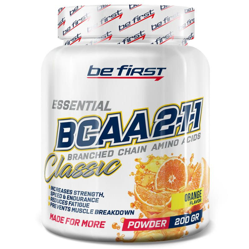 Be First BCAA 2:1:1 Classic Powder Апельсин 200 г #1
