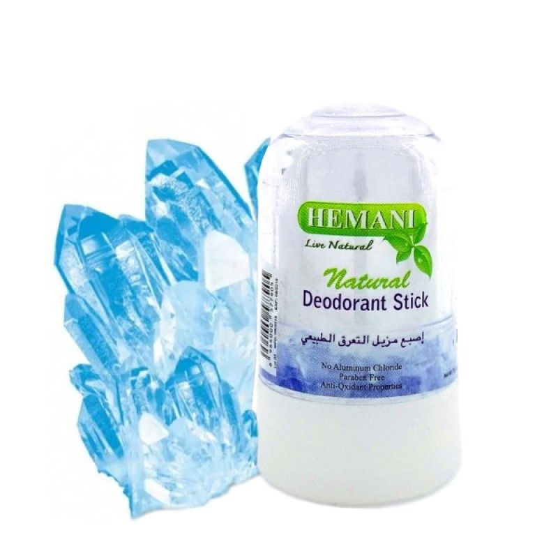 Дезодорант кристалл Алунит Хемани (Deodorant stick Hemani), 70 грамм  #1