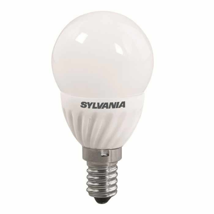 LED лампа Sylvania Toledo BALL 3W Satin E14 SL G45 (10 штук) #1