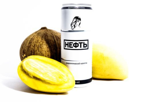 Напиток энергетический газированный NEFT / Нефть Для нее со вкусом манго-кокос 500 мл/ 12 штук/ ж/б  #1