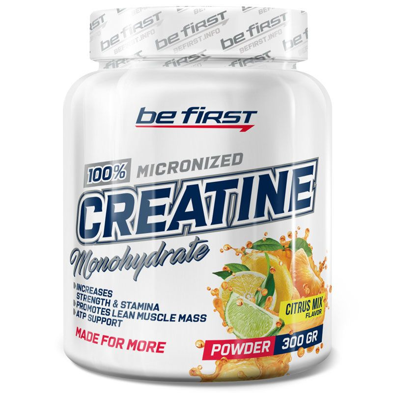 Be First Creatine powder (300 гр.) Цитрусовый микс #1