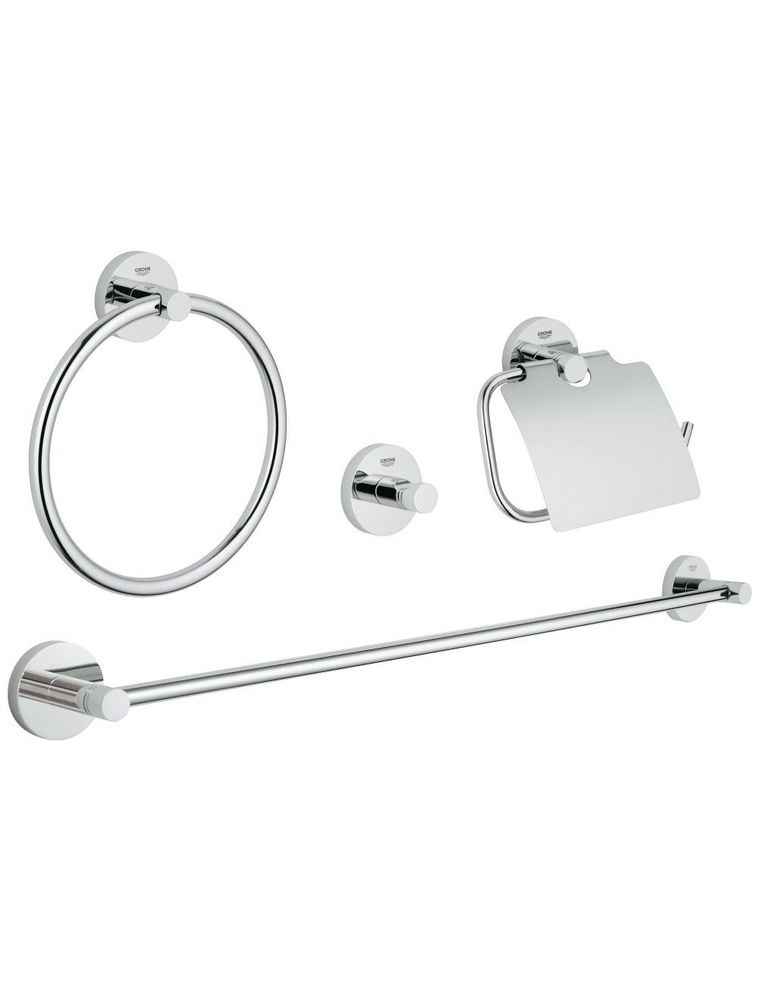 Набор аксессуаров GROHE Essentials (4 предмета), хром (40776001) #1