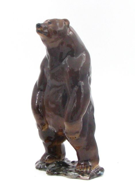 Медведь стоящий Фарфоровая статуэтка #1