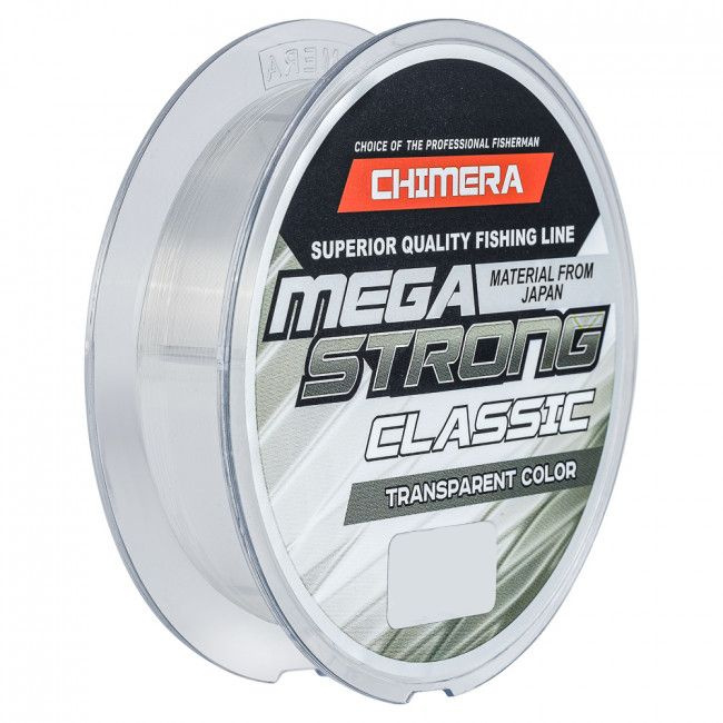 Леска Chimera Megastrong Classic Transparent Color 30м 0,10мм #1