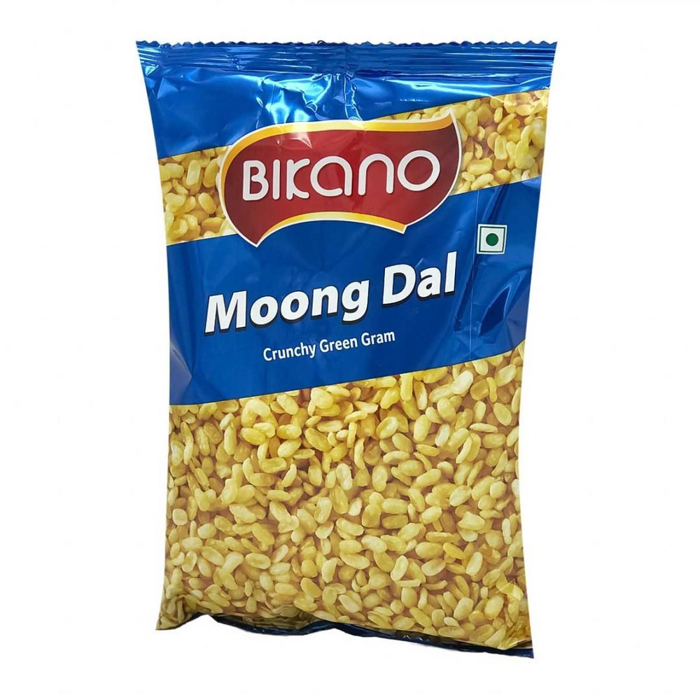 BIKANO Moong dal Закуска соленый маш 200г #1