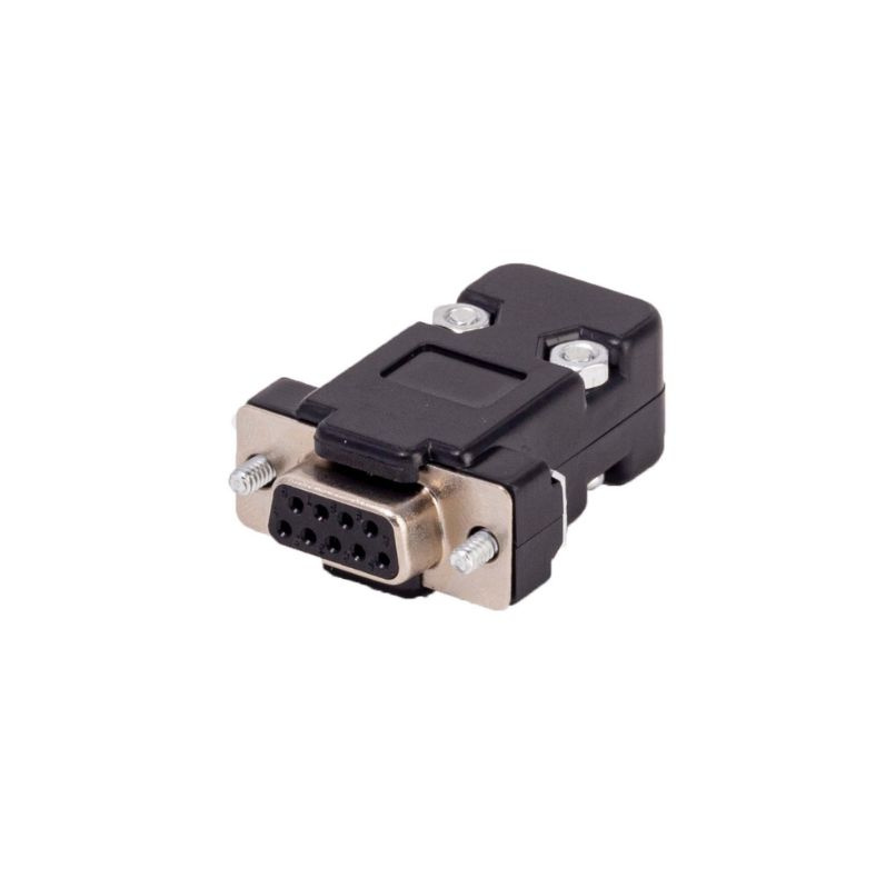 Разъем мама с корпусом DB9 под пайку - купить с доставкой по выгодным ...