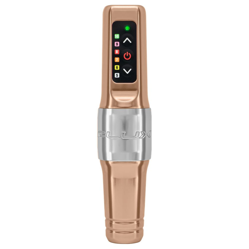 FK Irons беспроводная тату машинка Spektra Flux Mini Champagne Gold (Ход 3.0 мм)  #1