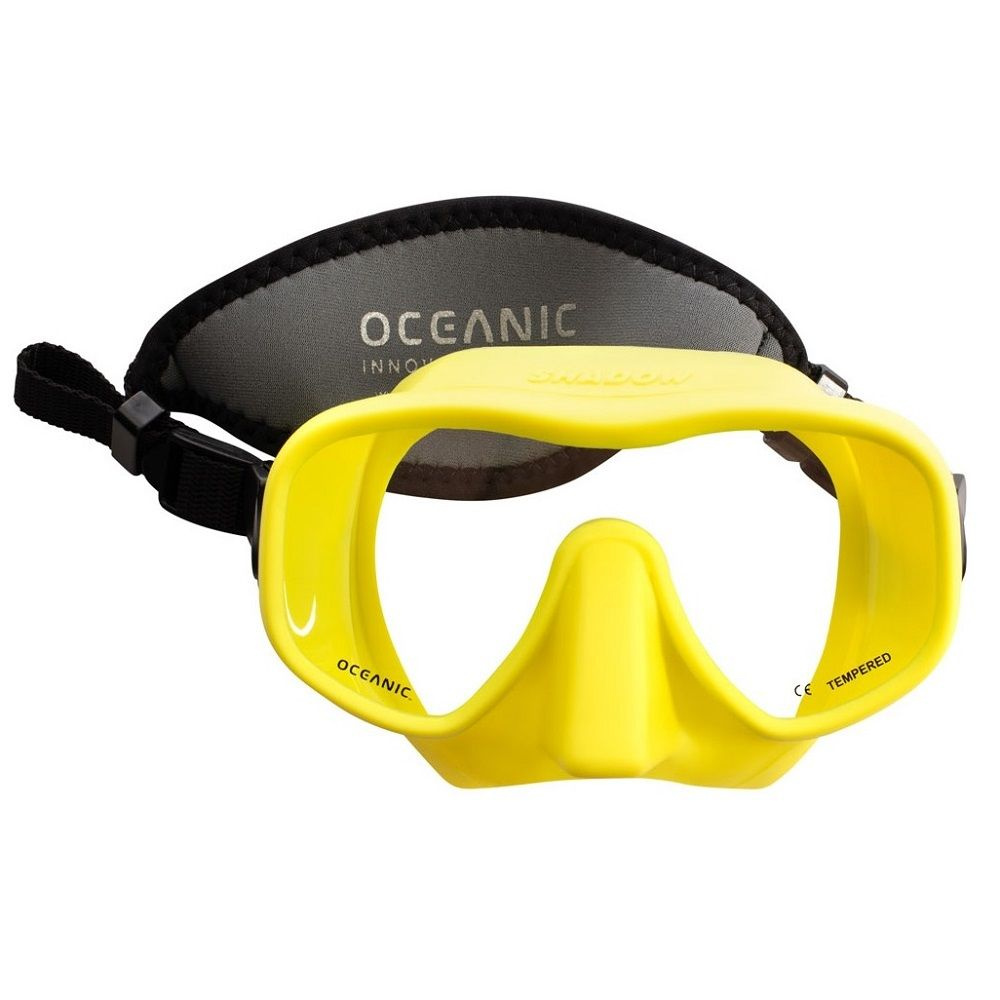 Маска для подводного плавания Oceanic Shadow Yellow желтый #1