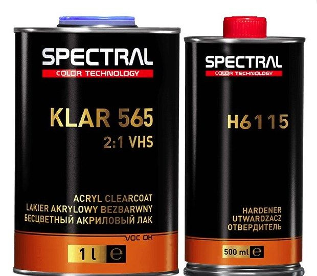 Spectral Klar 565 лак бесцветный 2:1 VHS, не опыляемый, комплект 1Л.+0,5Л.  #1