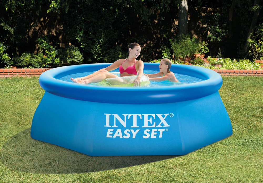 Бассейн с надувным бортом Intex Easy Set 3853 л фильтр-насос 1250 л/ч  #1