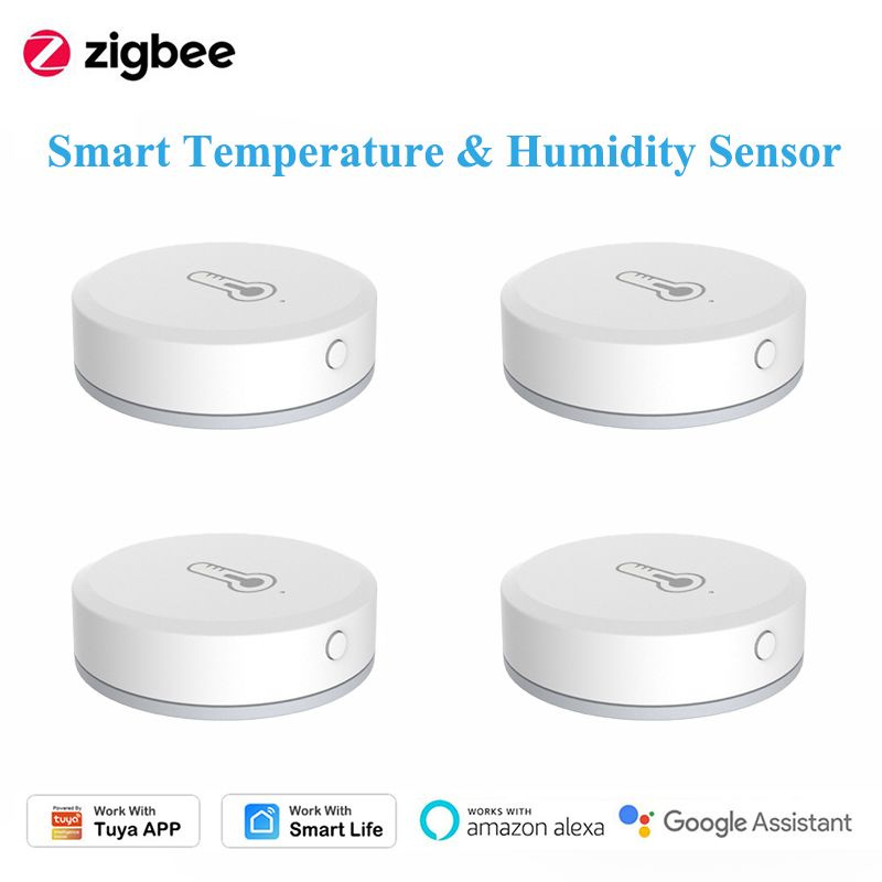 Интеллектуальный Датчик Температуры И Влажности Tuya ZigBee, Система ...