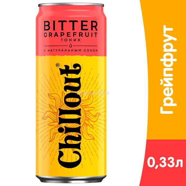 Газиров.напиток Chillout Bitter Grapefruit 0.33x12штук #1