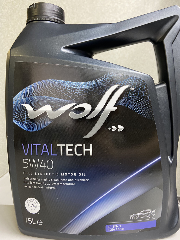 Wolf VITALTECH 5W-40 Масло моторное, Синтетическое, 5 л #1