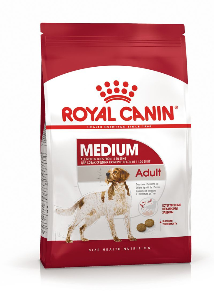 ROYAL CANIN для собак сухой 3кг Medium Adult для средних пород #1