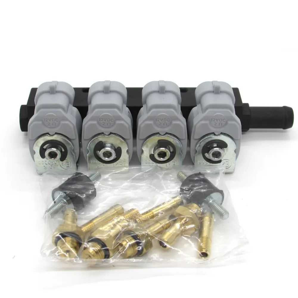 Форсунки газовые DIGITRONIC type 30 4 цил. (2 Ом) ГБО, Рейка газовых ...