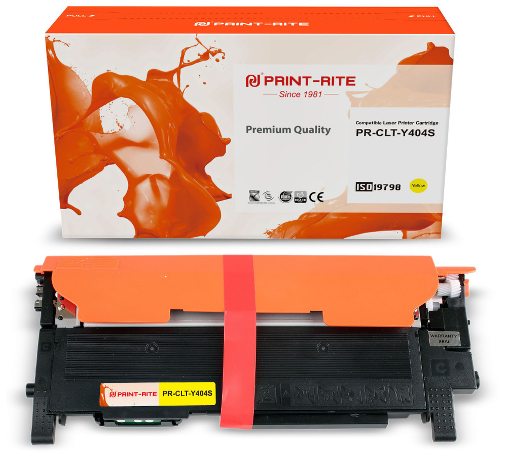 Print-Rite PR-CLT-Y404S картридж лазерный (Samsung CLT-Y404S - SU452A) желтый 1000 стр  #1