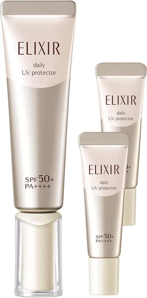 Солнцезащитный крем для лица Shiseido Elixir Day Care Revolution SP+ Limited Set SPF 50+ PA набор дневного #1