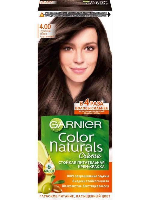 Крем-краска для волос Garnier Color Naturals 4 Каштан #1