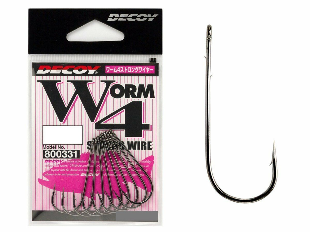 Крючок Decoy Strong Wire Worm 4 #3/0 #1