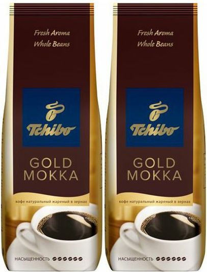 Кофе Tchibo Gold Mokka в зернах, комплект: 2 упаковки по 250 г #1