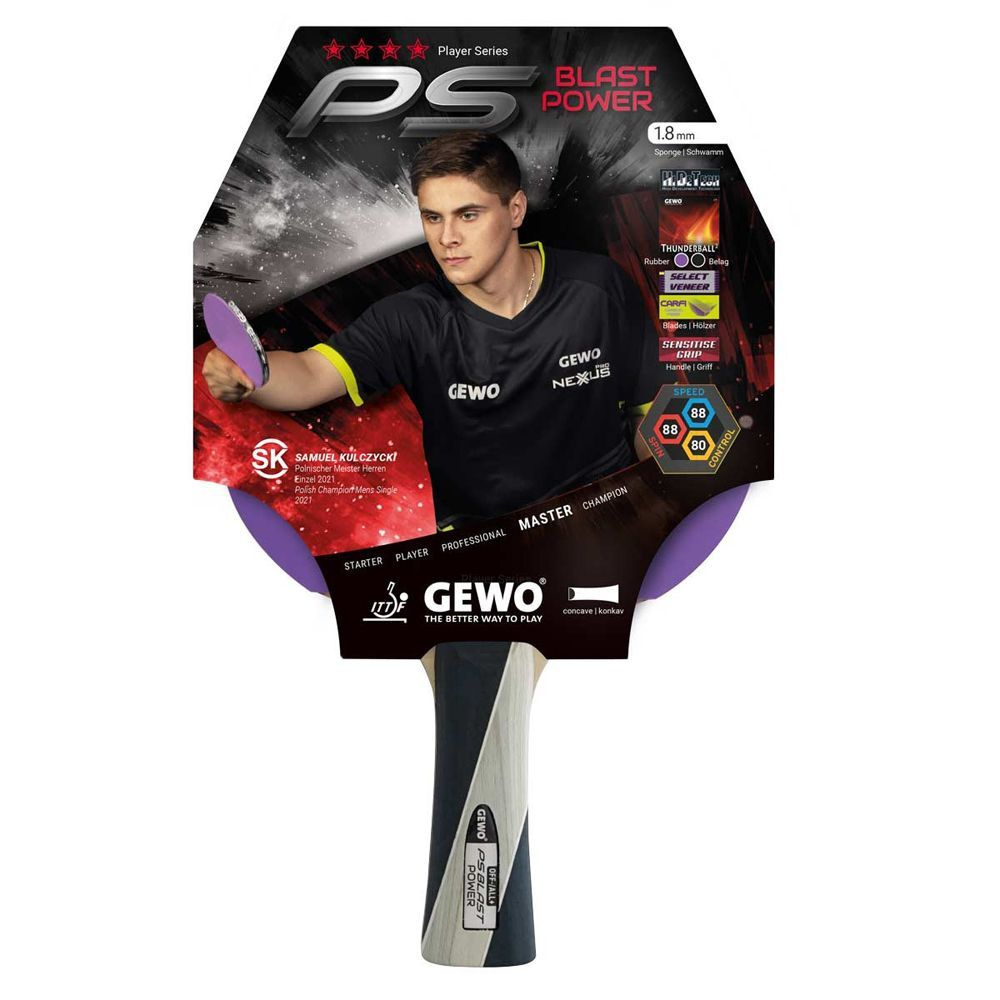 Ракетка для настольного тенниса Gewo PS BLAST POWER FL #1