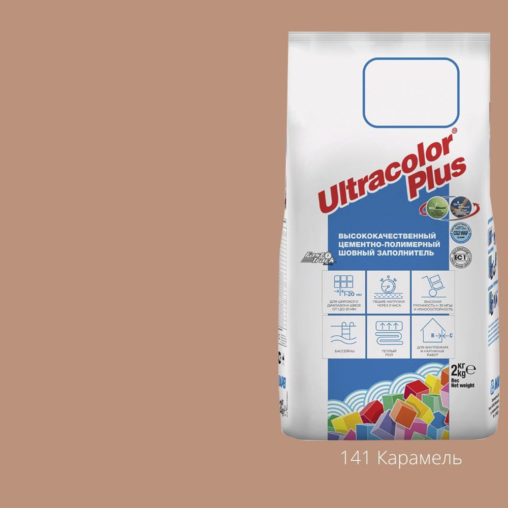 Затирка Mapei Ultracolor Plus № 141 (Карамель) #1