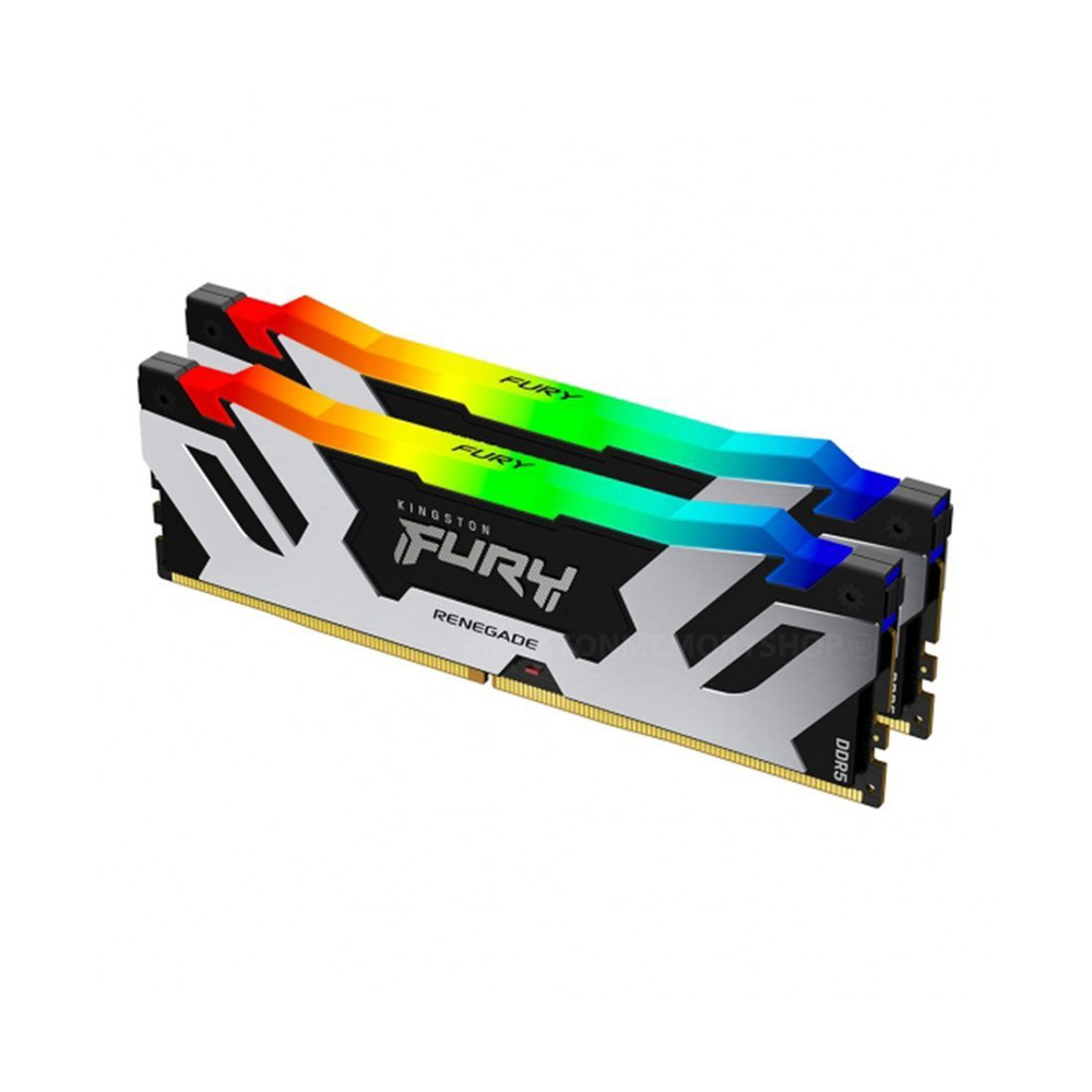 Kingston Оперативная память Комплект модулей памяти FURY Renegade RGB KF560C32RSAK2-32 DDR5 32GB (Kit #1
