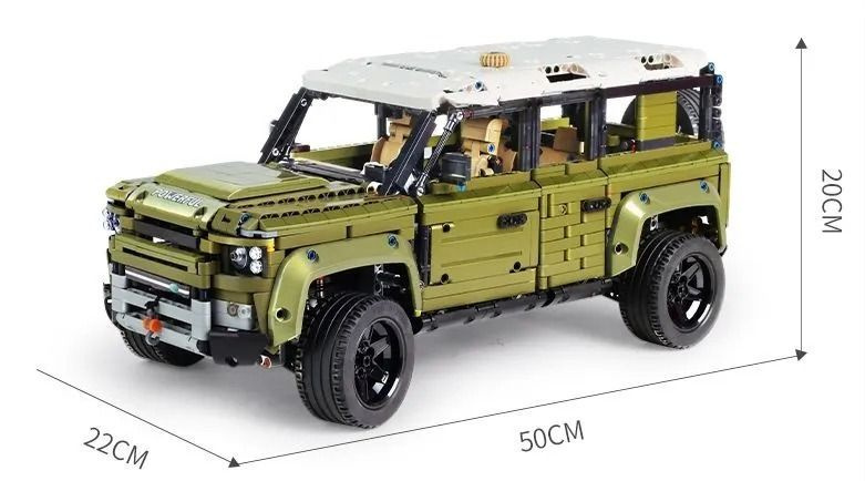 Конструктор для мальчиков Land Rover Defender Long / конструктор 13175, 2758 деталей сборная модель из #1