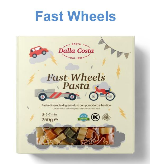 Dalla Costa Фигурные "Быстрые гонки" Fast Wheels, 250 г #1