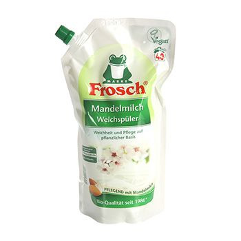 Ополаскиватель для белья Миндальное молочко , концентрированный, Frosch, 1 л, Германия 1шт  #1