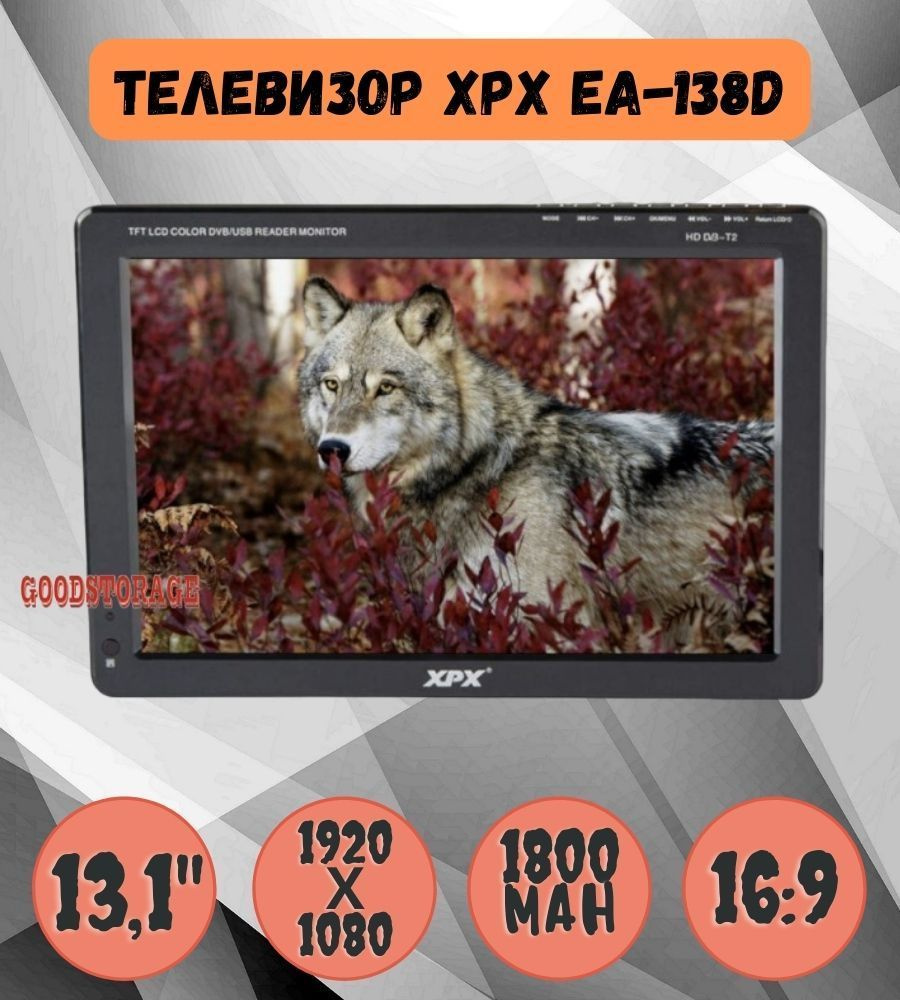 XPX Автомобильный телевизор 13.1" #1