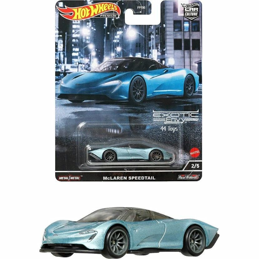 Машинка Hot Wheels McLaren Speedtail Car Culture Exotic Envy Premium/ Хот Вилс Премиум  #1