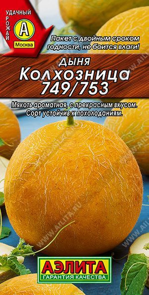 Семена дыня Колхозница 749/753 1 г.(Аэлита) #1