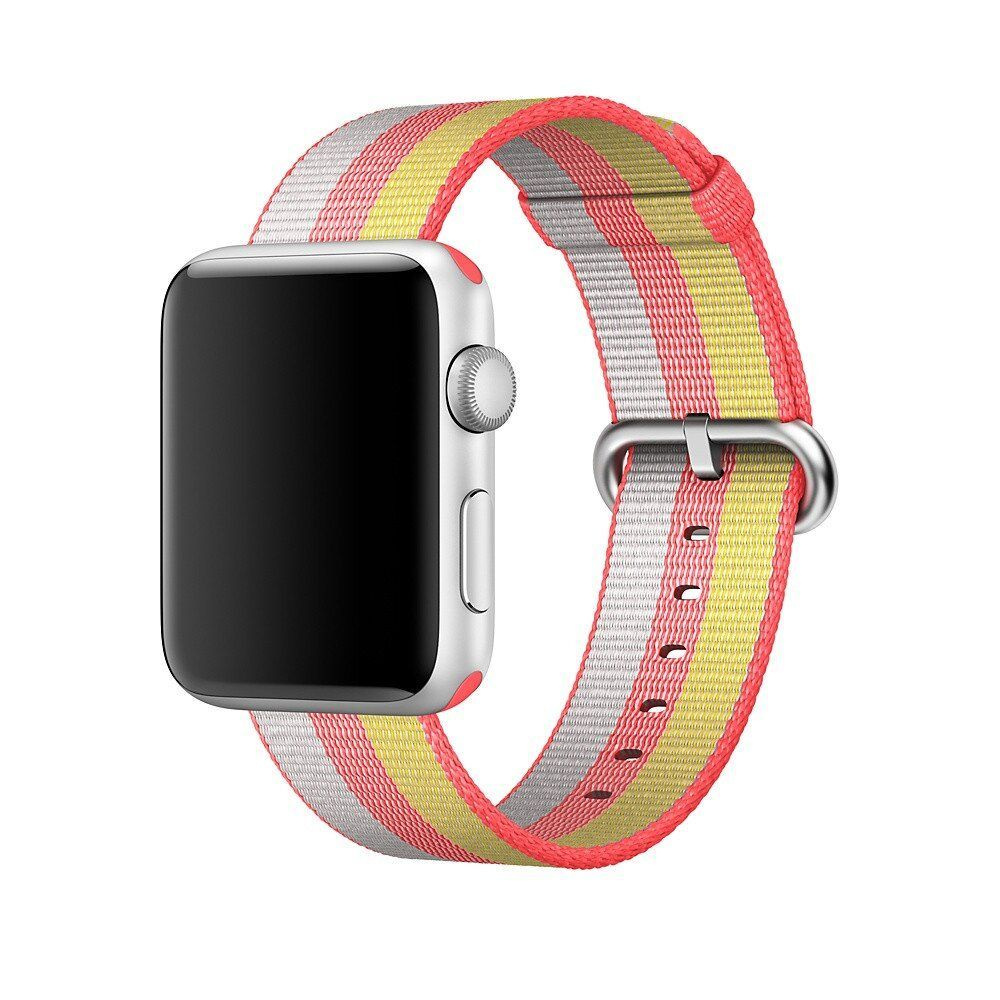 Ремешок нейлоновый Red Woven Nylon (Красный) Apple Watch 38mm (40mm; 41mm) MPW02AM/A. Товар уцененный #1