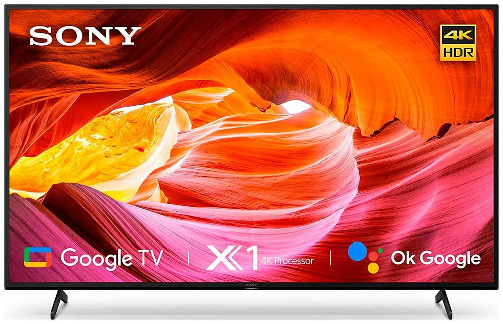 Sony Телевизор 55 KD-55X75K AF1 55" 4K UHD, черный #1