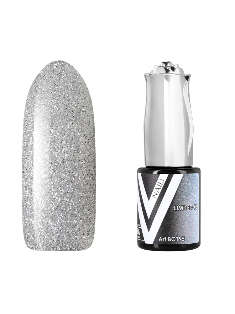 Vogue Nails База для гель лака, светоотражающая с блестками, выравнивающая камуфляжная основа для ногтей, #1