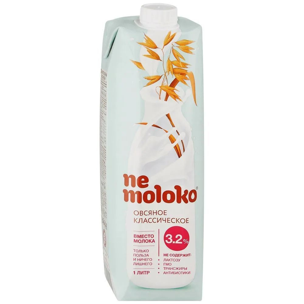 Напиток овсяный Nemoloko классический 3.2%, 1л x5 штук #1