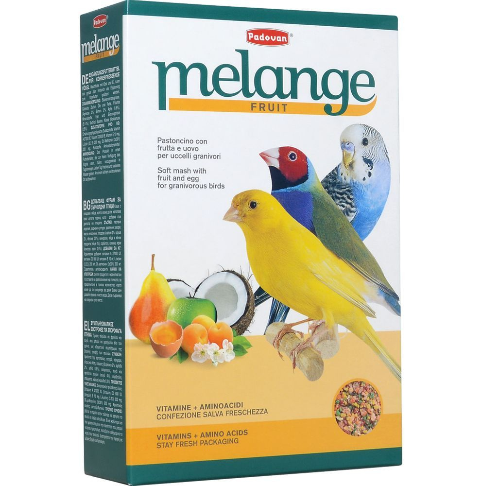 Корм дополнительный для зерноядных птиц Padovan MELANGE Fruit 300 г  #1