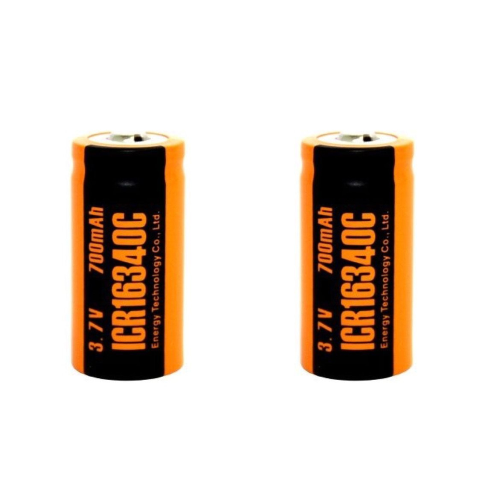 Energy Technology Аккумуляторная батарейка 16340 (Tenergy 30200, R123, CR123), 3,7 В, 700 мАч, 2 шт  #1
