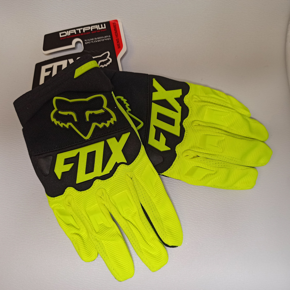 Перчатки FOX для мото- велоспорта, питбайка, велосипеда #1