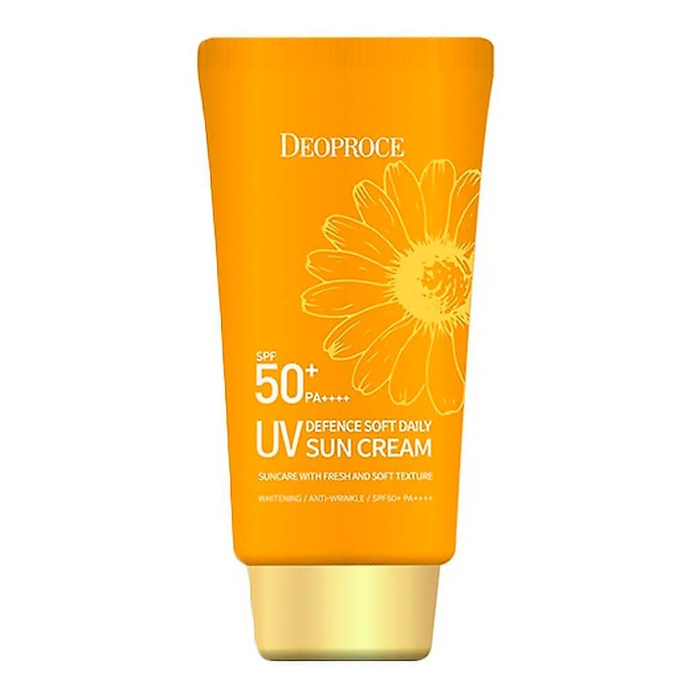 Солнцезащитный крем для лица DEOPROCE UV DEFENCE SOFT DAILY SUN CREAM 70г #1