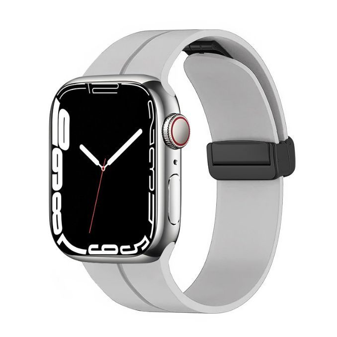 Силиконовый ремешок для Apple Watch 38-40-41 mm с магнитной пряжкой / Силиконовый браслет для часов Apple #1