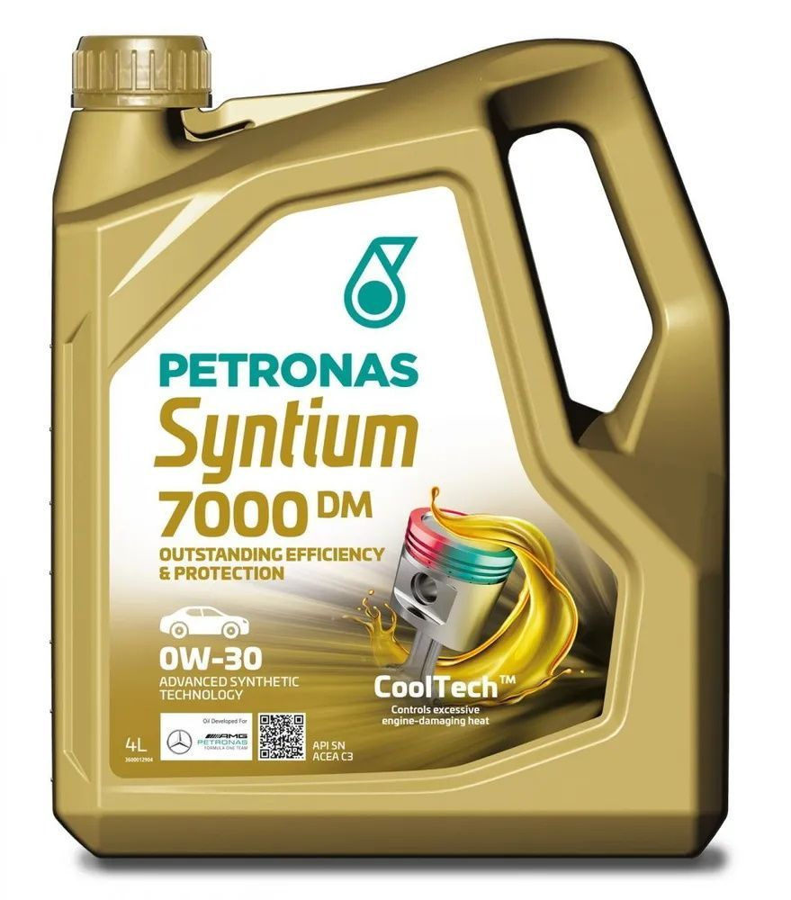 PETRONAS SYNTIUM 7000 DM 0W-30 Масло моторное, Синтетическое, 4 л #1