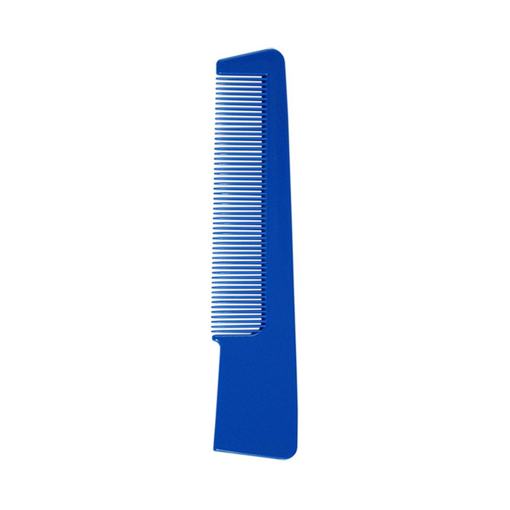 Гребень для волос Lei пластиковый 015, синий, 130х30 мм #1
