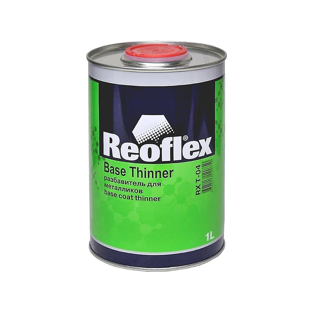 REOFLEX RX T-04 Base Thinner Разбавитель стандартный для базовых эмалей (металликов) 1 л.  #1