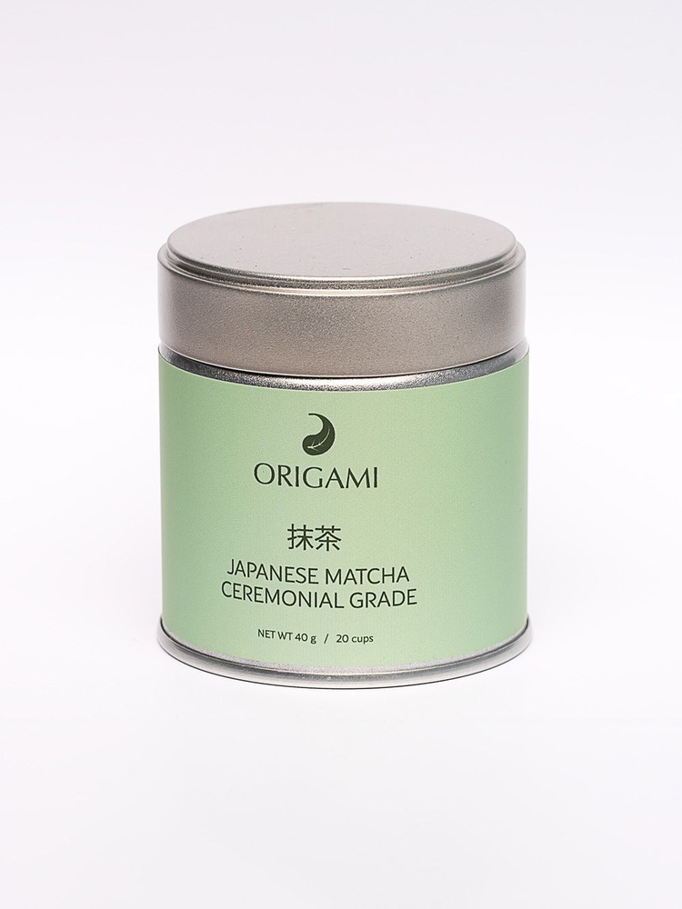 Японский зелёный чай матча ceremonial grade, ORIGAMI TEA, 40 г, маття, латте, церемониальный натуральный #1