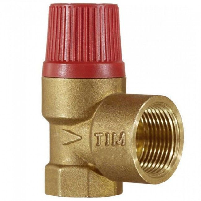 Предохранительный клапан мембранный 6 бар, 1/2" внутр. TIM BL22FF-K-6 ...